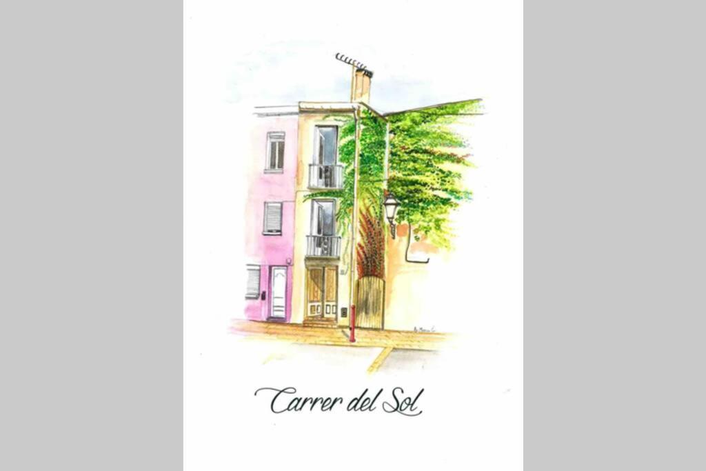 海滨圣玛丽Carrer Del Sol别墅 外观 照片